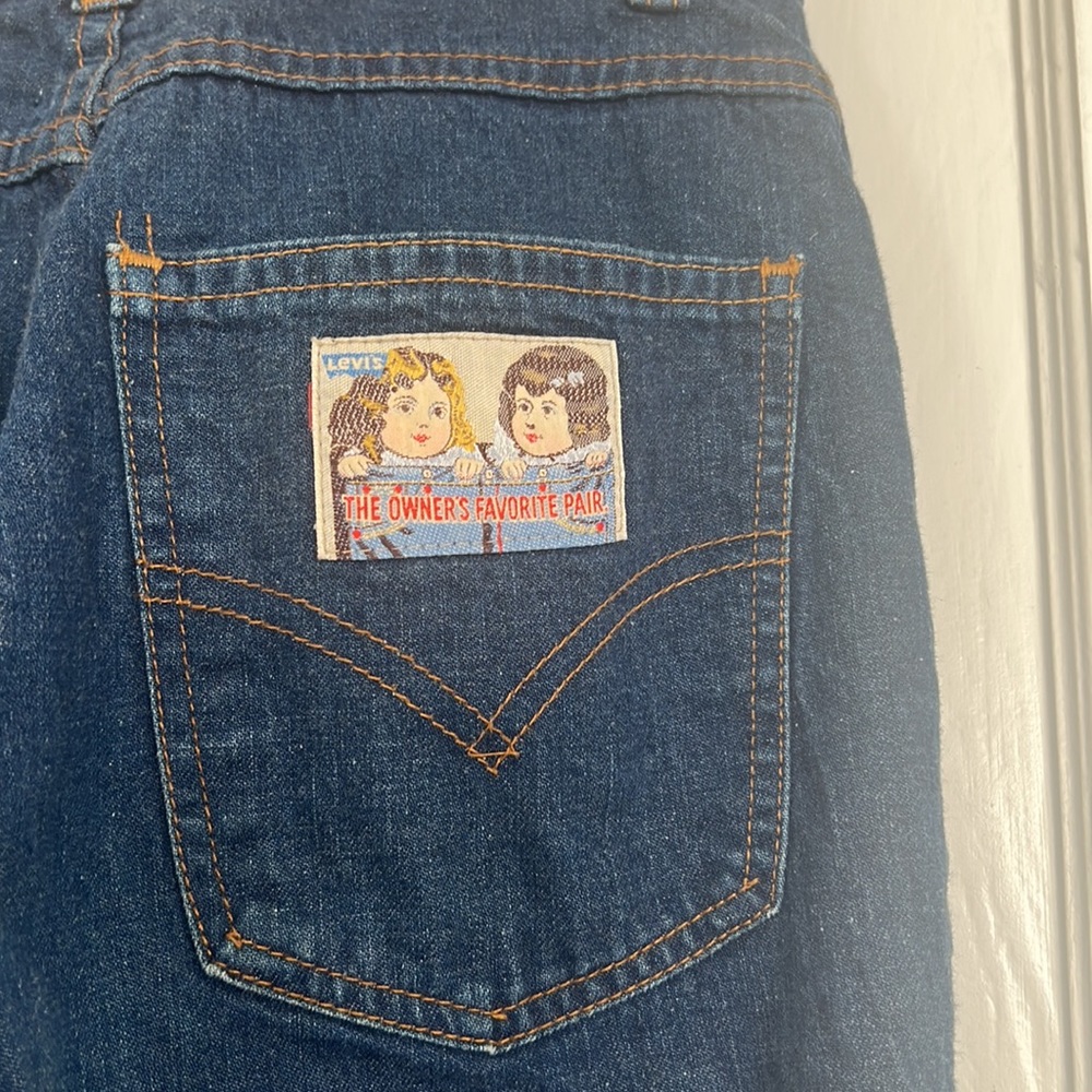RARE vintage 70’s Levi’s “The Owners Favorite Pair” tag